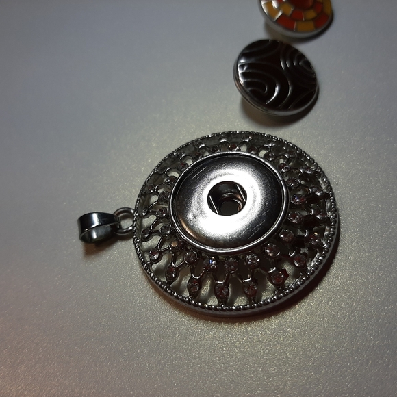 Snap diamond pendent set of 3 - Picture 9 of 10